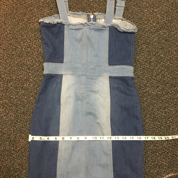 NWT zip up denim dress - Picture 4 of 5